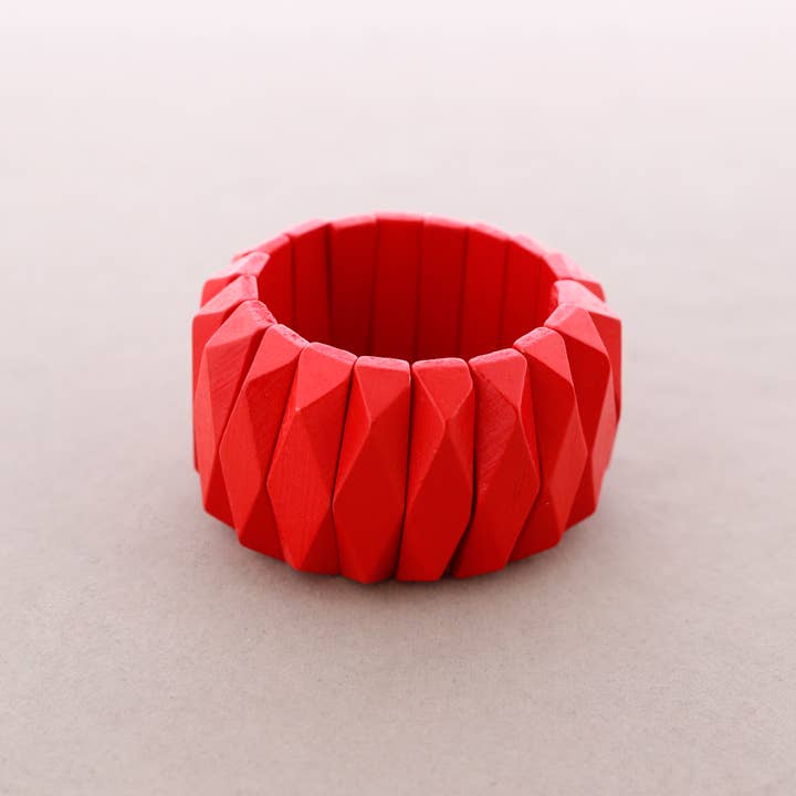 La Cuerda De Sol – wholesale Snap-smycken – Elastiskt Armband Träpärlor