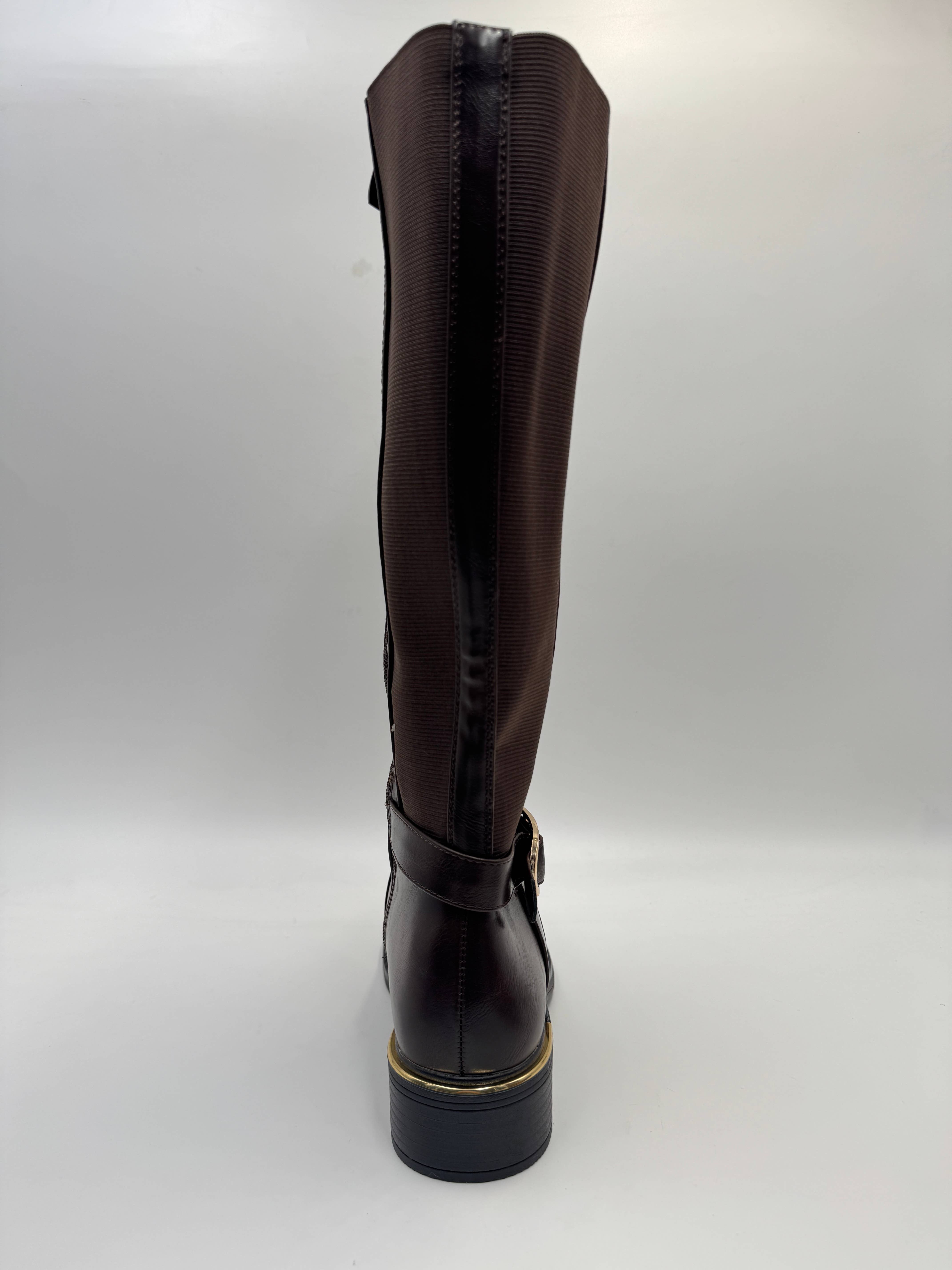 Rentoes – wholesale Boots – Women’s – Women’s Knee High Faux Leather Boots with Side Zipper9