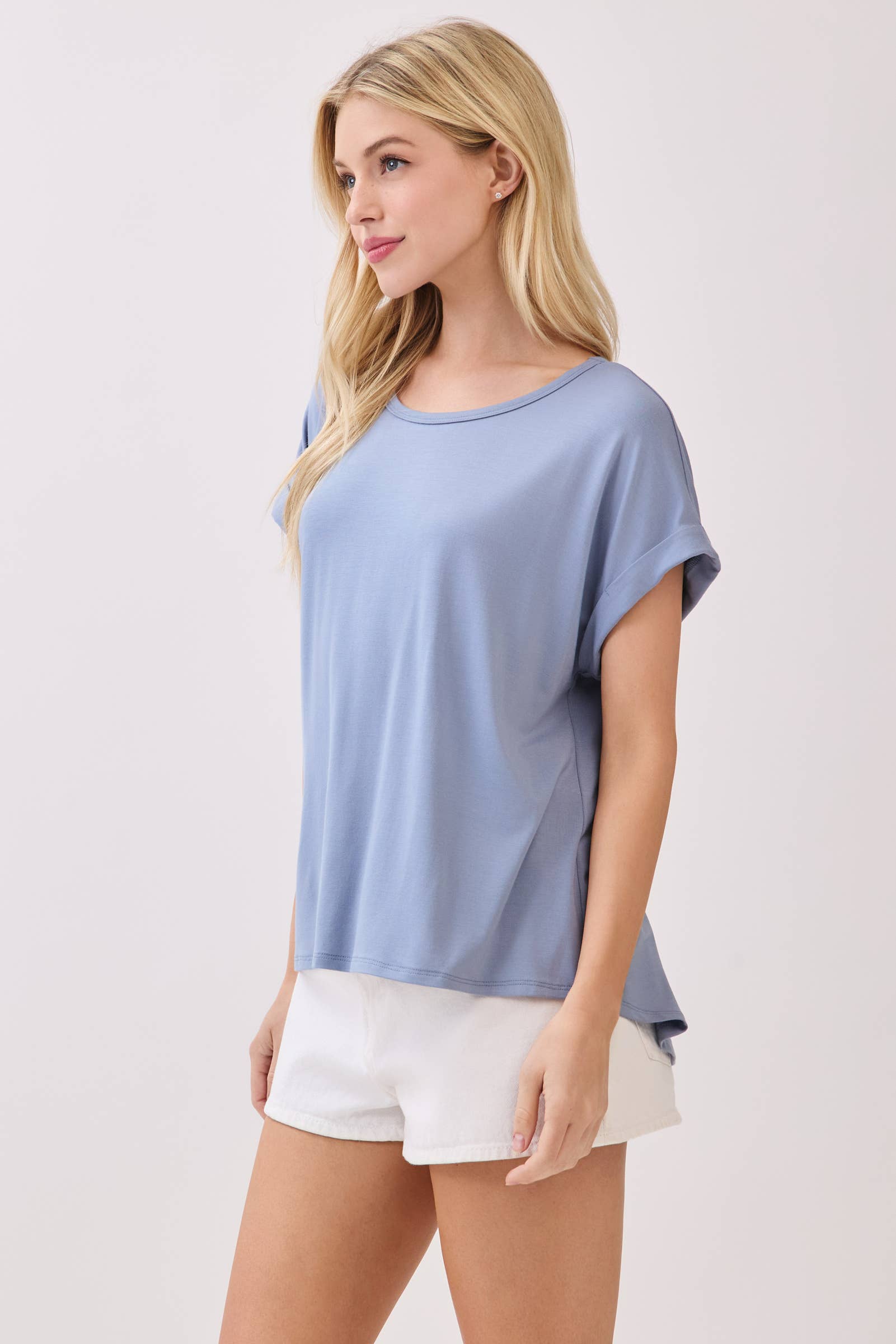 Final Touch - Vendita all'ingrosso Top in maglia - Donna - Top Girocollo in Modal Rayon - T3104816