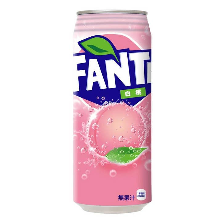 Global Bite Co - Wholesale Soda/Carbonated Drink - Fanta White Peach Can 500ml (Japan)1