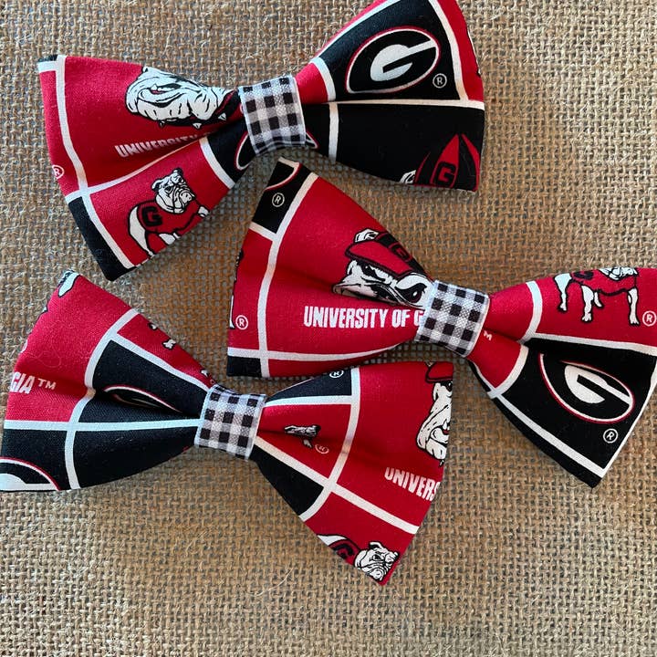 *Football Georgia Bulldogs
Standard Size for wholesale by DOG BOW TIES