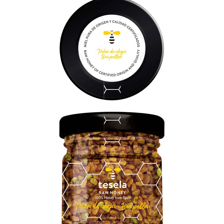 TESELA NATURA, S.L. - Venta al por mayor Miel - TESELA Pack Regalo Miel Cruda y Polen de Abeja 4