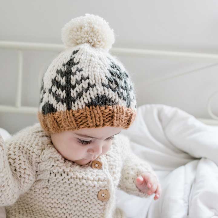 Huggalugs - Wholesale Beanie - Kids - Forest Knit Beanie Hat Baby & Kids