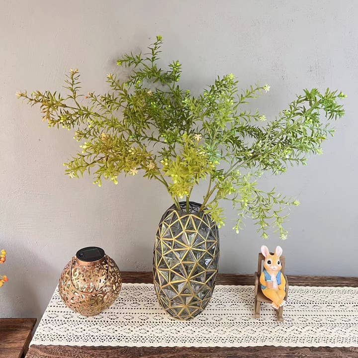 ACNITE(We cover U.S. import duties) - Wholesale Artificial plant - 38“ Artificial Green grass leaves faux plant branches1