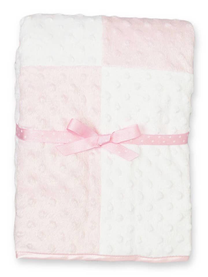 Swiss Dot Blanket - Pink for wholesale by Spasilk