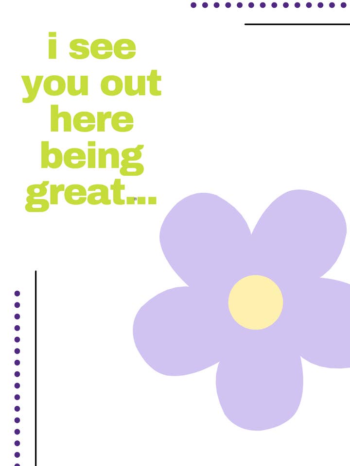 I see you out here being great for wholesale by With An Eye Cards