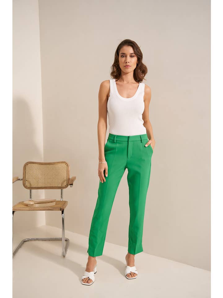 Attentif Paris - Vendita all'ingrosso Pantalone - Donna - Pantaloni a vita alta taglio sigaretta45