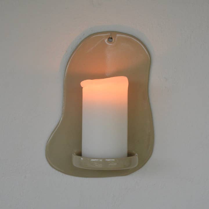 Broegaard. - Wholesale Candle Holder - Wall-mounted ceramic candle holder for pillar candles3