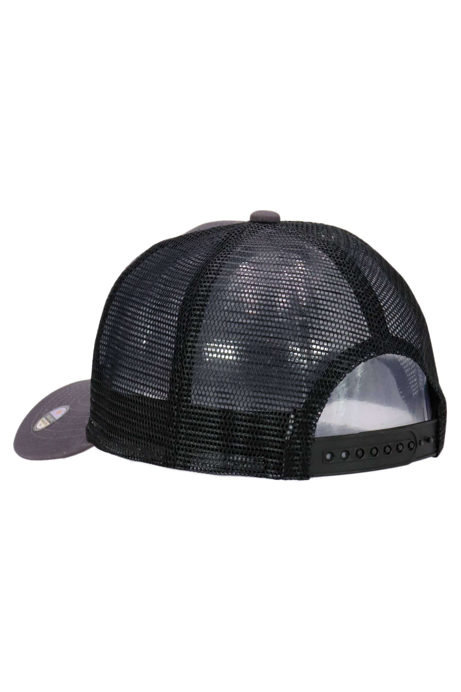 Cap Zone – Großhandel Trucker-Cap – Unisex – Zweifarbige Nylon-Polyester-Strukturierte Sechs-Panel-Trucker-Kappe5