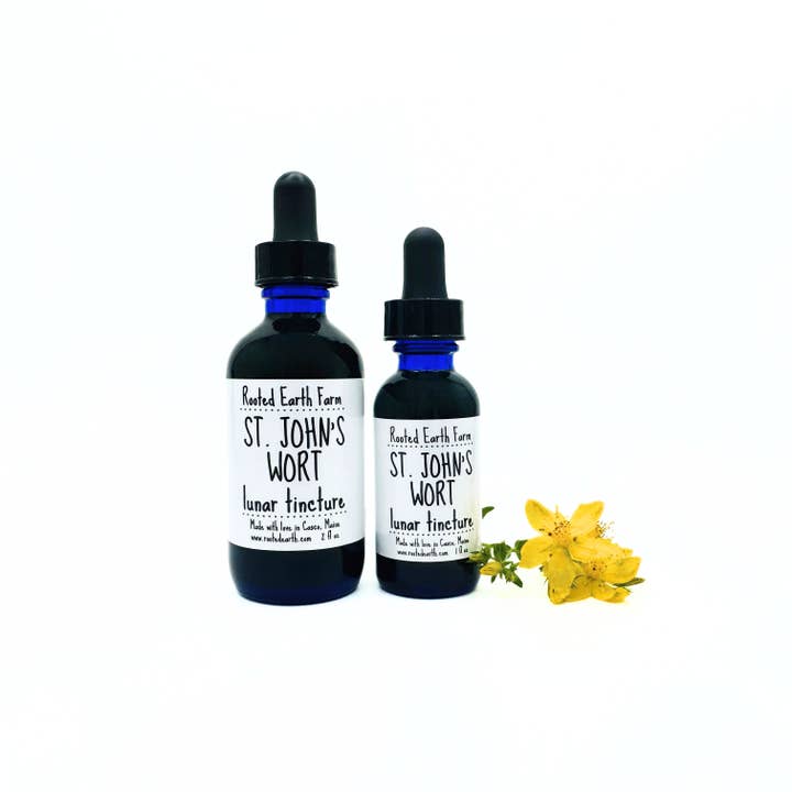 Rooted Earth Farm + Apothecary - Wholesale Tincture - St. John's Wort Tincture - 2 Size Options2