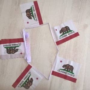 6m 20 Flagga Kalifornien Bunting för wholesale av Worldwide Flags Ltd