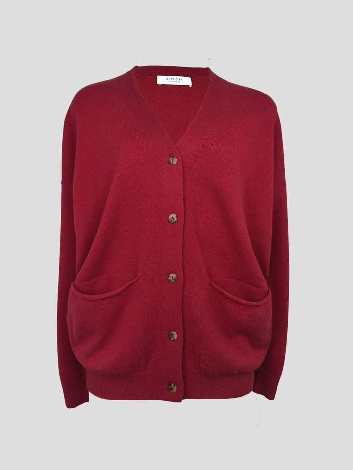 Apricity Cashmere - Wholesale Cardigan - Women's - Cashmere Loose Pocket Cardigan22