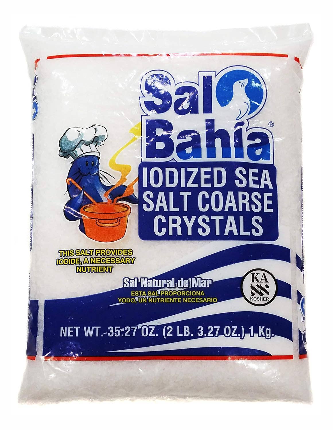 Innovarix - Wholesale Salt - Iodized Sea Salt Coarse Crystals - 35.27 Oz.