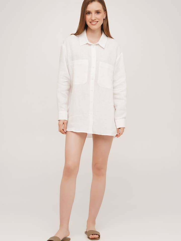 Linne Shirt för wholesale av Soundsleep