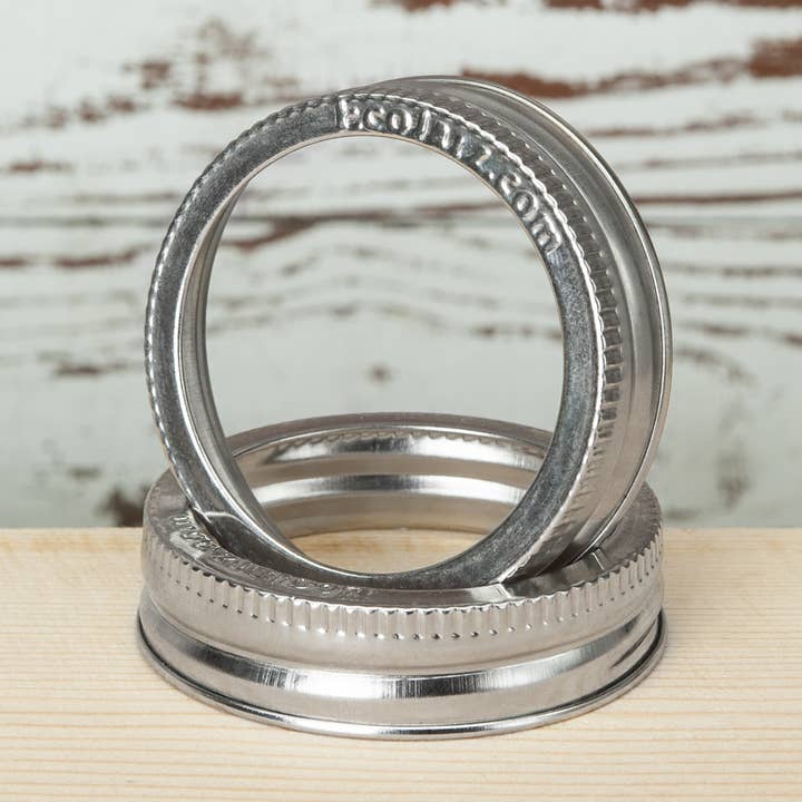 Regular Mouth Stainless Steel Jar Band for wholesale by EcoJarz