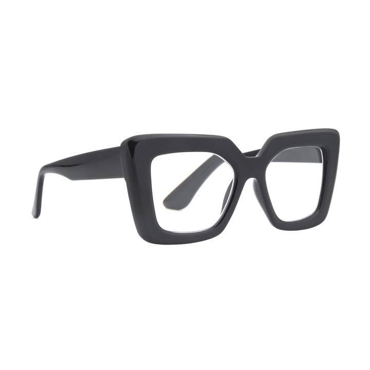 Ryan Simkhai Eyeshop – Großhandel Brille – Damen – AVIV | Schwarz | Blaulicht2