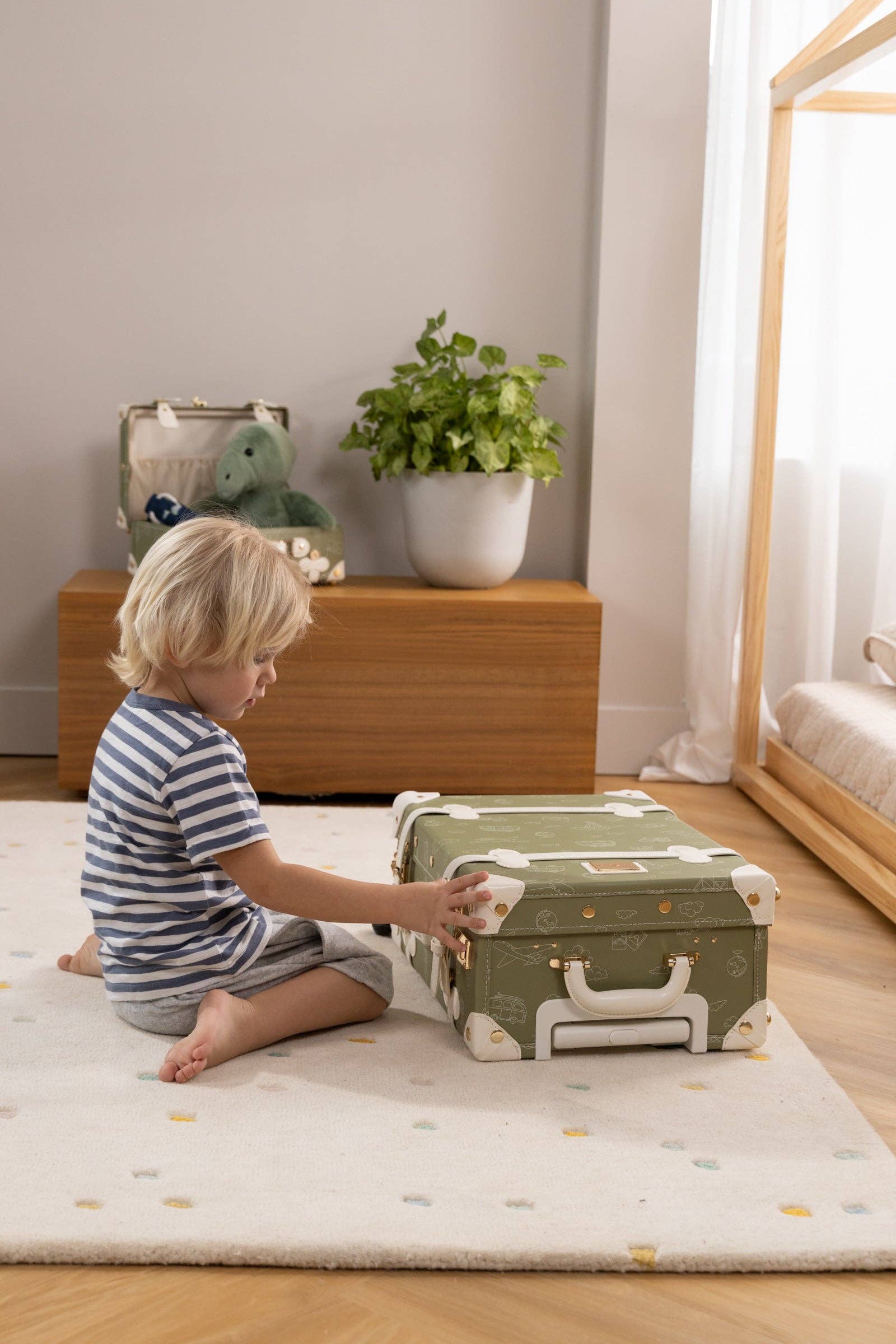 Coco Village – Bagagem - Crianças por atacado – Mala de Cabine em Pele Vegan - Viagem9