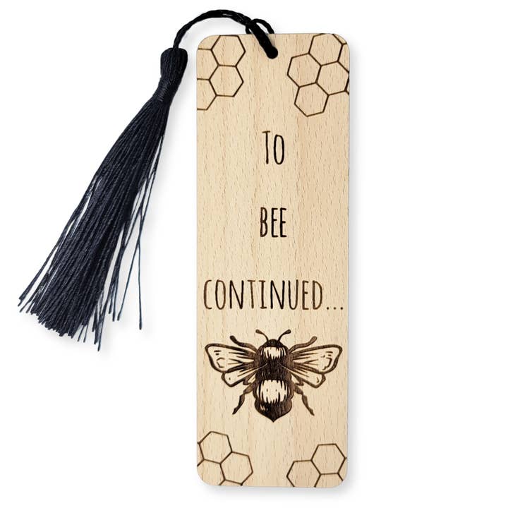 Bumble and Birch - Stationery and Gifts – Engroshandel Bogmærke – Til bi fortsat træbogmærke - boggaver