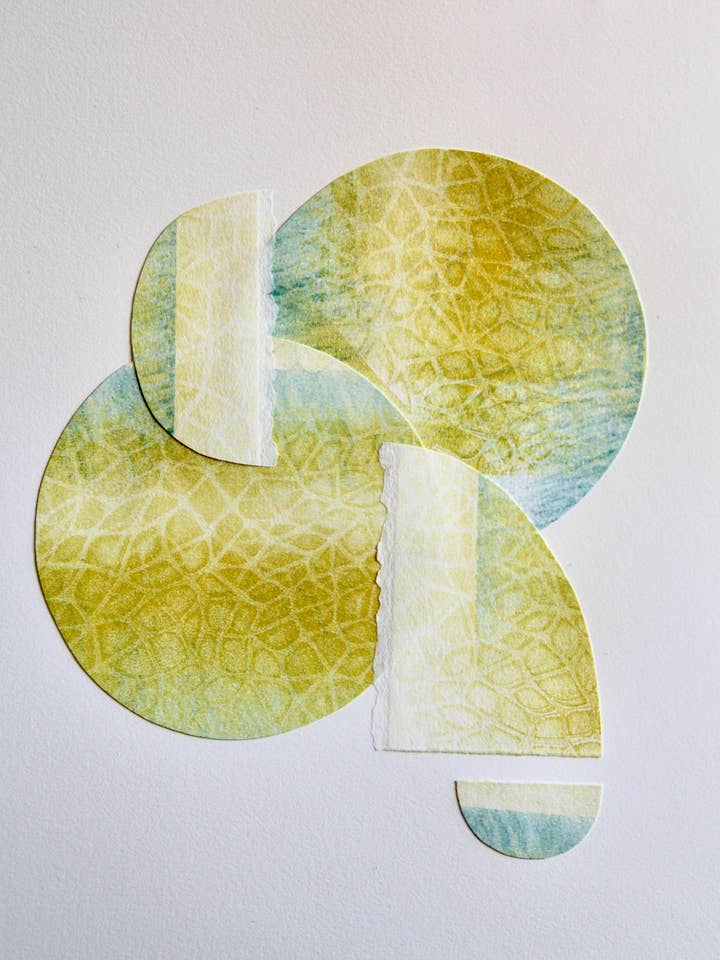 Space Sunset Unframed Print for wholesale by Artxtiles