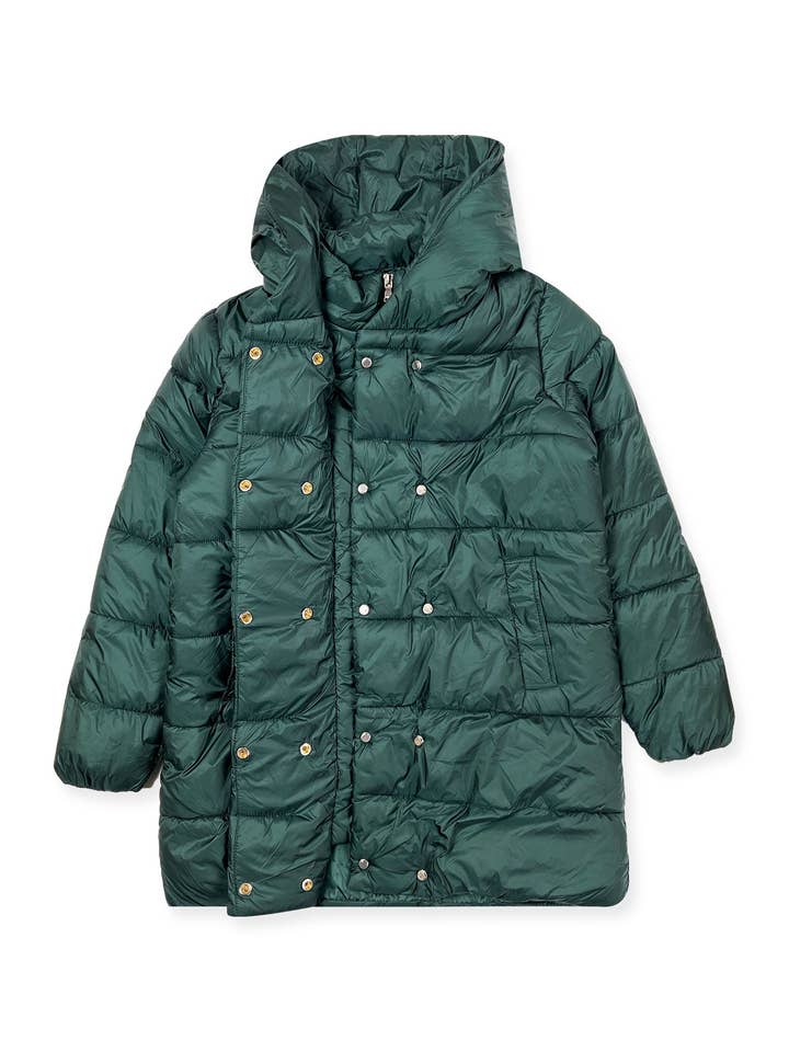 Chase USA International - Vendita all'ingrosso Piumino - Donna - Giacca Piumino con Cappuccio da Donna #011