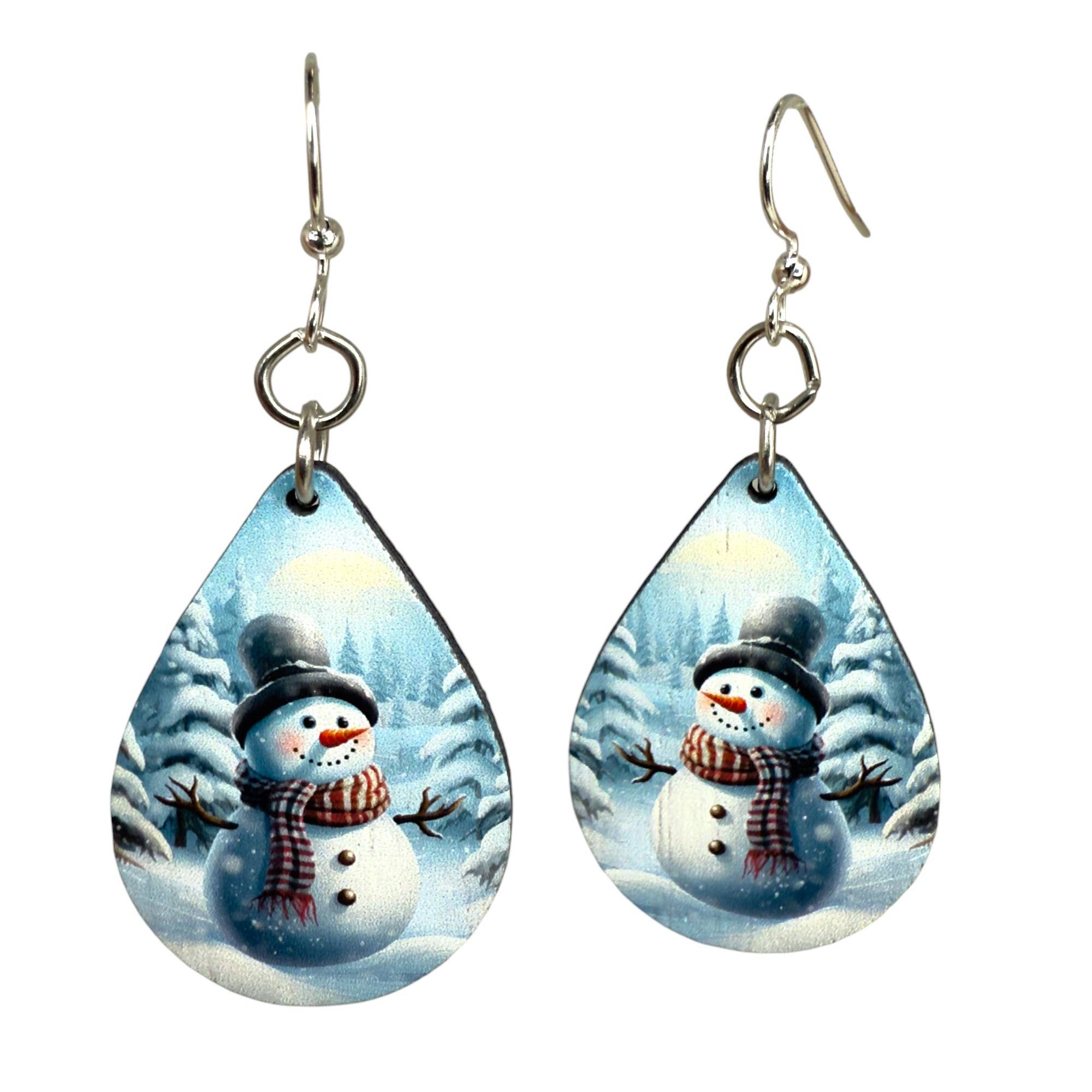 As Pictured Jolly Snowman Earrings #1828 for wholesale on Faire2