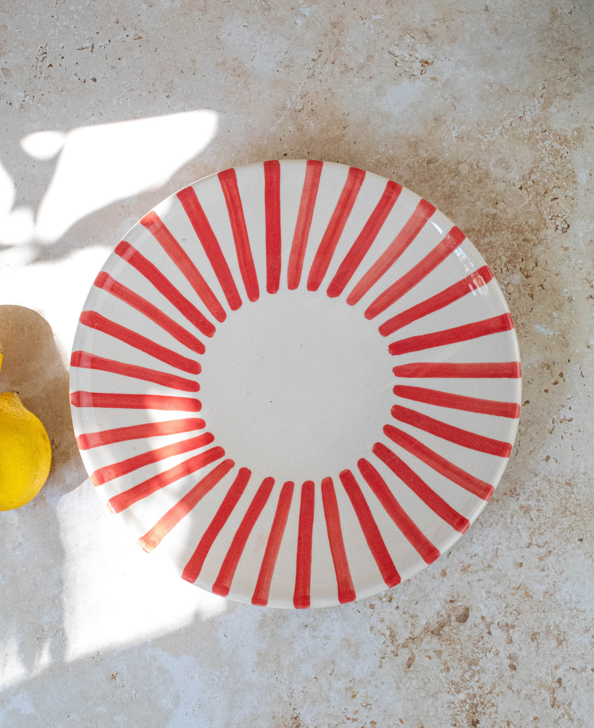 Maison Berber - Vendita all'ingrosso Piatto - Piatto in ceramica marocchina fatto a mano – Collezione Ourika11