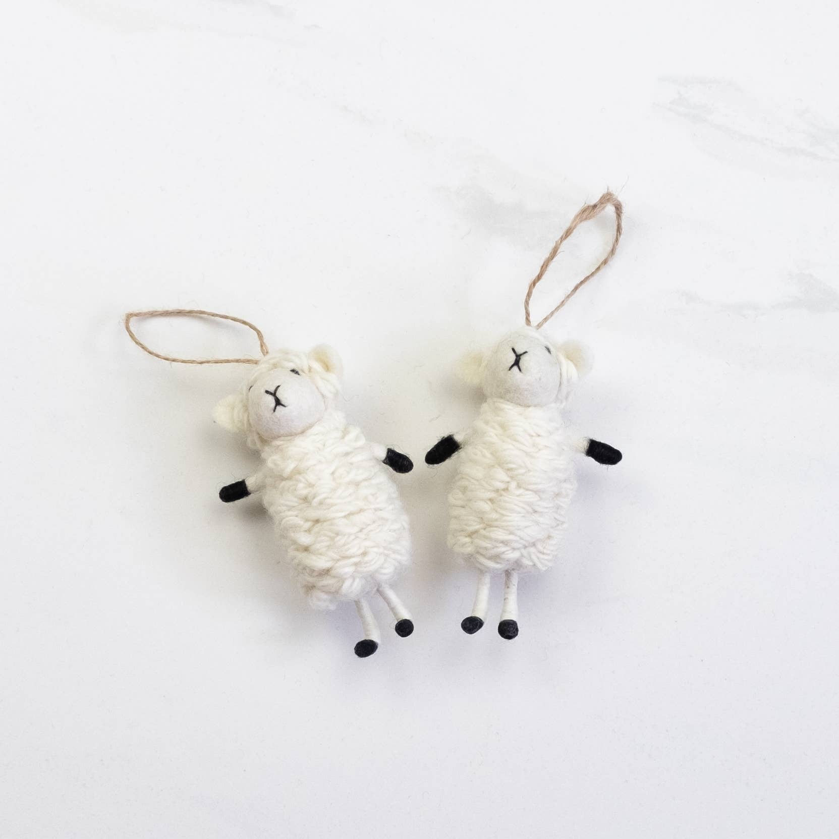 The Winding Road - Wholesale Ornament - Ornament - Standing White Sheep1