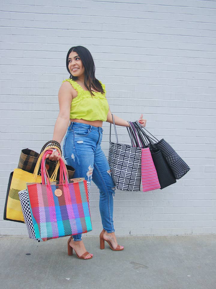 Oaxacan Handwoven Tote Bags - 6-Pack for wholesale by Hilo de Amor LLC