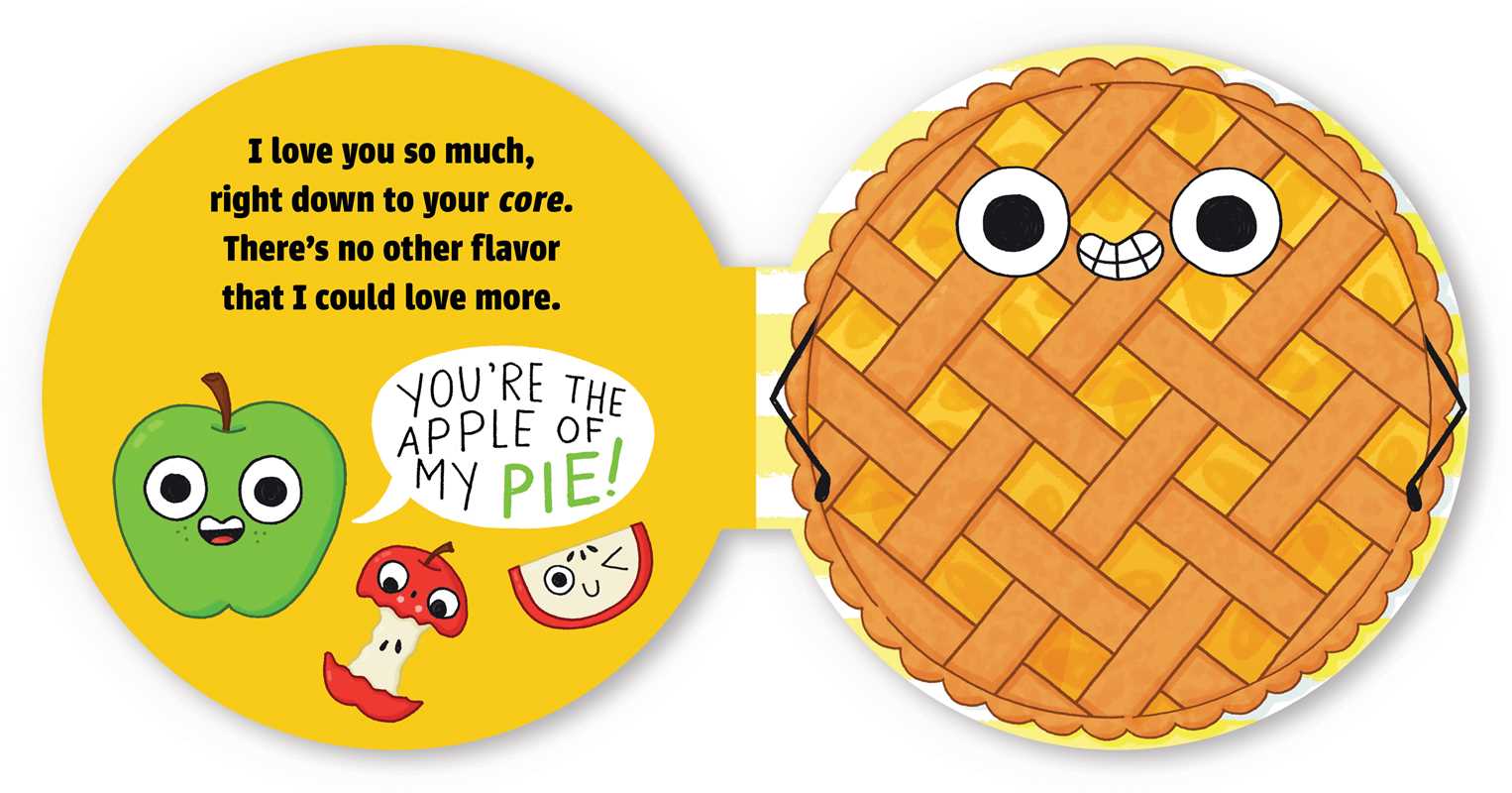 Simon & Schuster - Wholesale Baby & Toddler Book (0-2) - Pie Love You (A Shaped Novelty Board Book for Toddlers) by Steph  Stilwell1