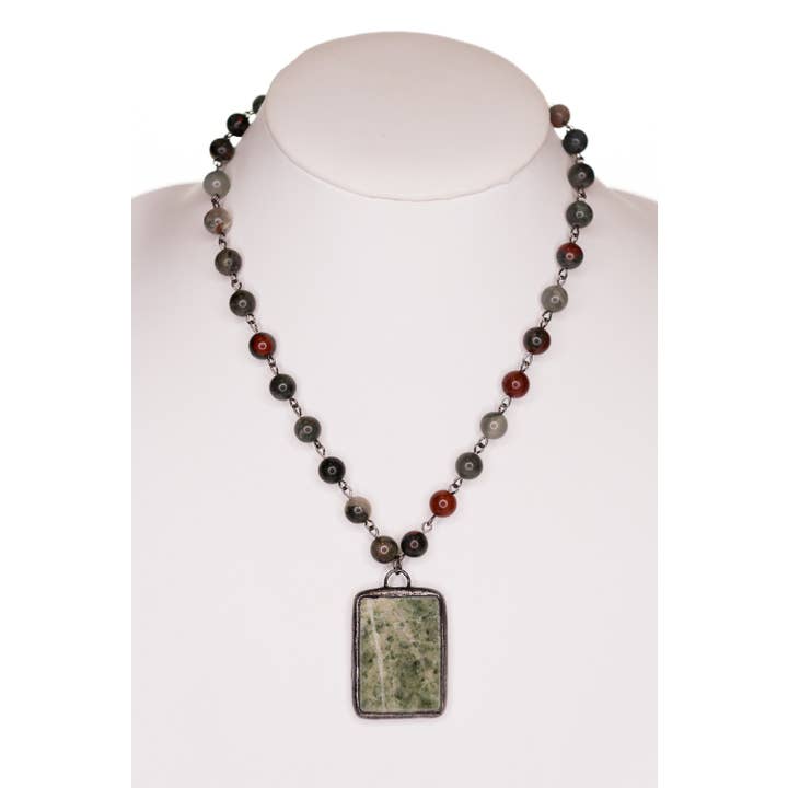 Dylan Designs - Wholesale Pendant/Charm Necklace - Suzanne Necklace in Jasper3
