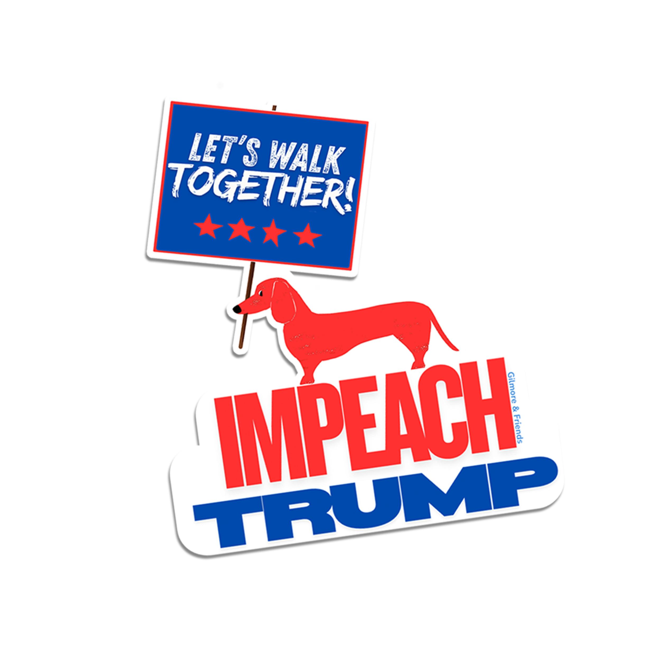 Gilmore & Friends - Wholesale Sticker - Political Protest Stickers - Sticker Sheet - Ice Out 4