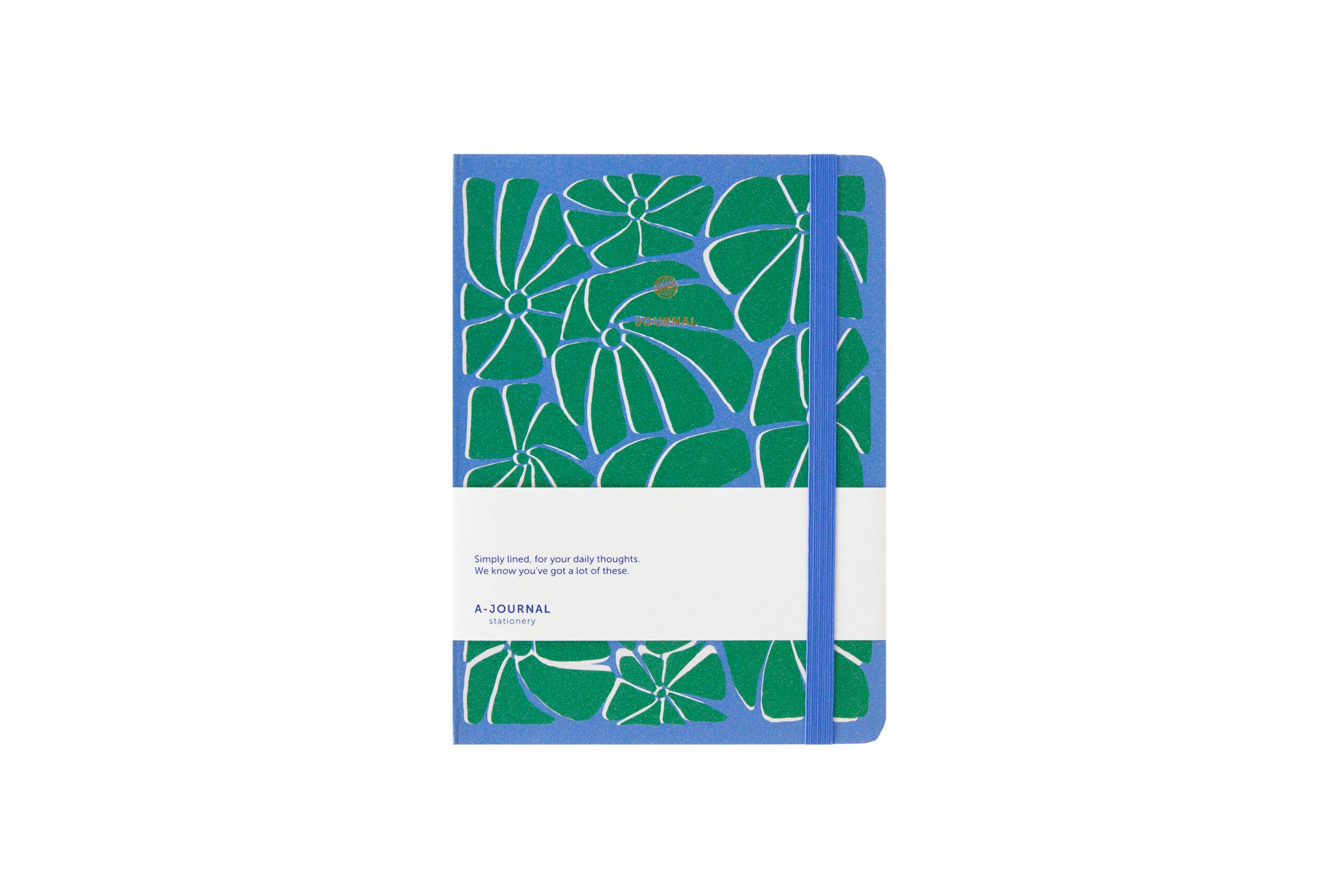 A-Journal Stationery - Wholesale Notebook - A-Journal Notebook Arty Blue Green