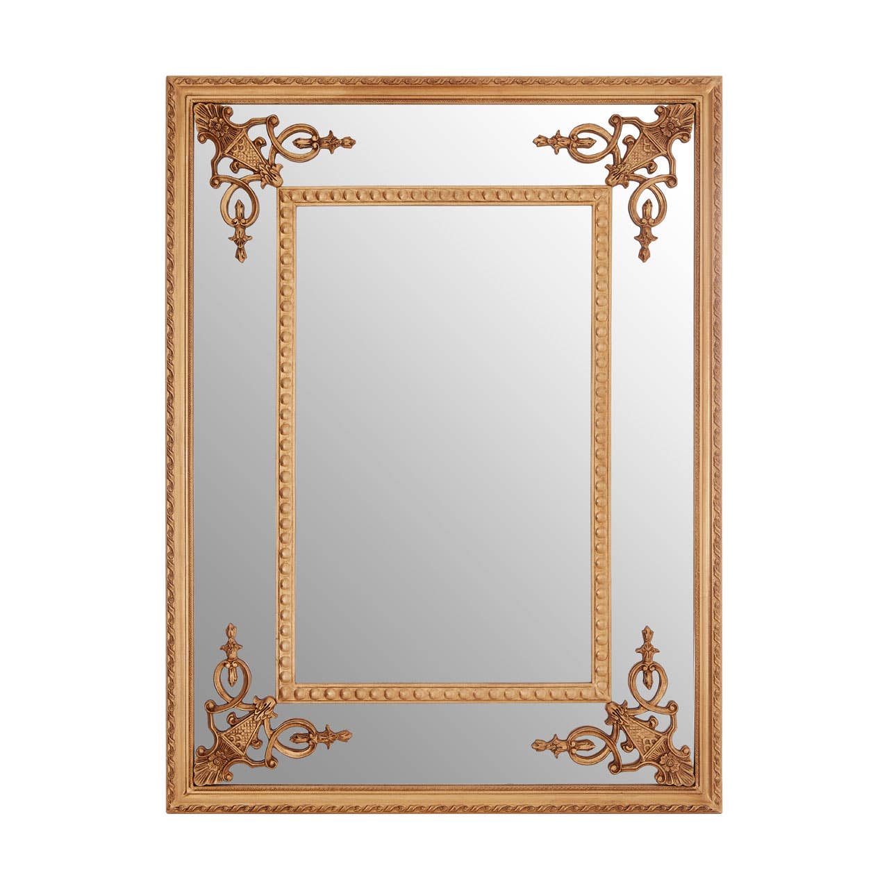 Fifty Five South – wholesale Wall mirror – Marseille Gold Motifs Frame Wall Mirror0