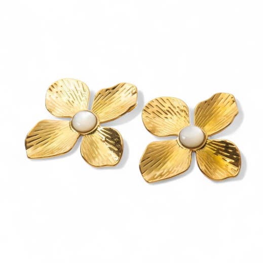 Earrings - 11137538 - 3 Gold for wholesale by Saze diffusion