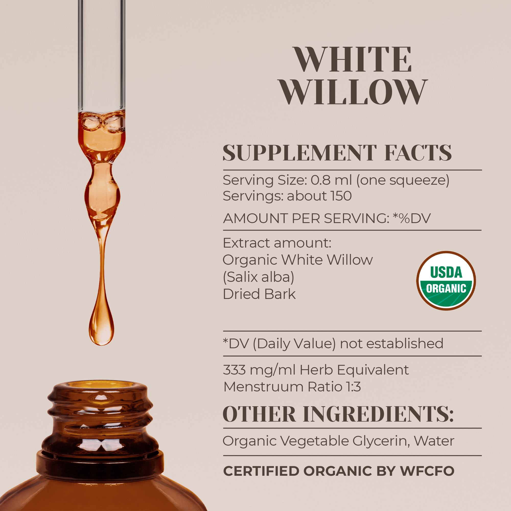Garden Organics - Wholesale Tincture - White Willow Tincture3