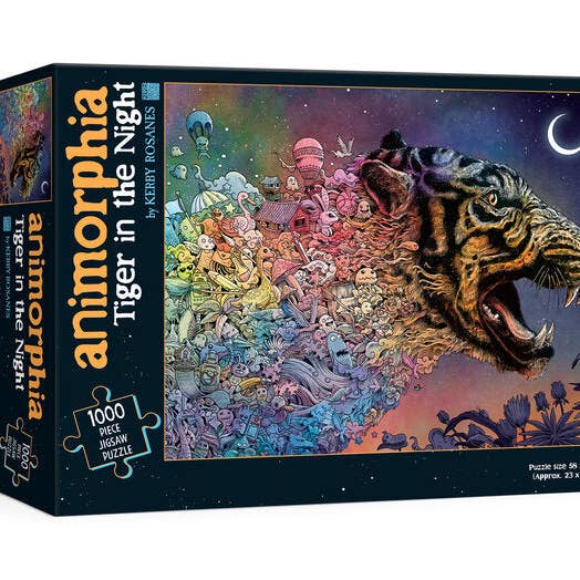 Animorphia Tiger puzzle 1000pc for wholesale by Madame Bagnabit