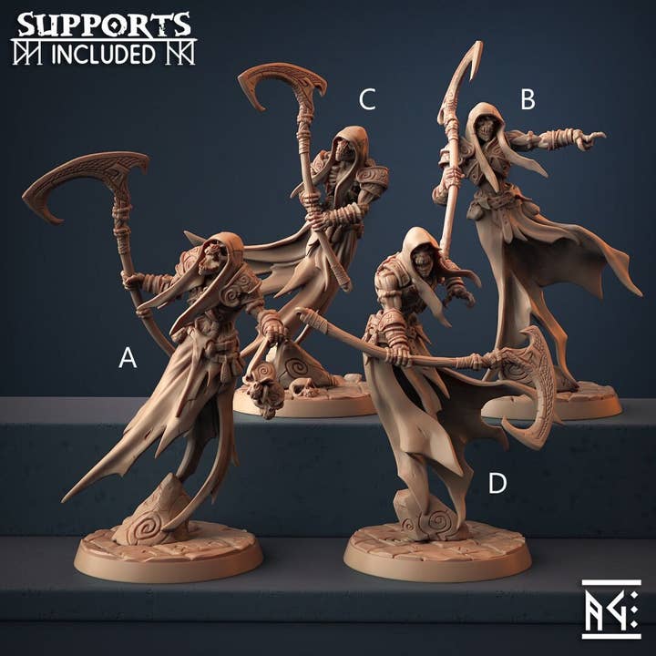 Skutagaard Wrights - Ambachtsgilde | D&D | Skelet | Monster | Geest | Wraith | 32mm | Pathfinder | Frostgrave | Melee | Wargaming voor wholesale door The Beaver and Broadsword