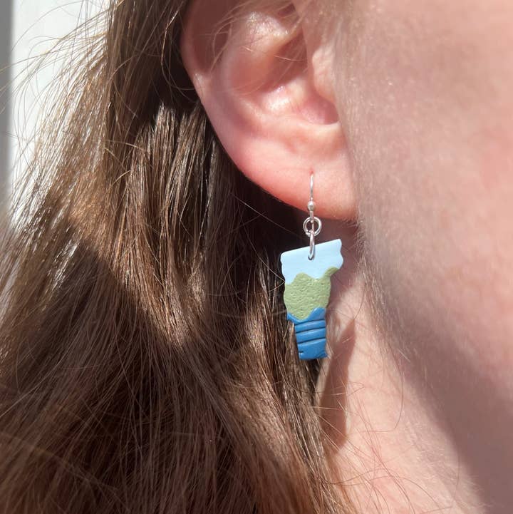 Hayden Handcraft - Wholesale Dangle Earrings - Vermont Landscape Earrings0