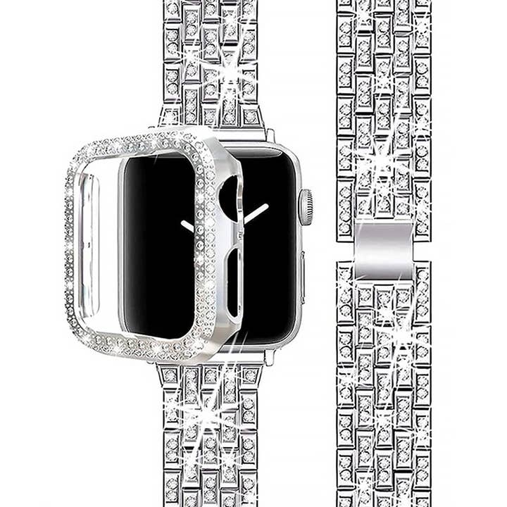 Rhinestone Belt Store - Wholesale Watch Band/Strap - Women's - Metal Rhinestone Apple Watch Band