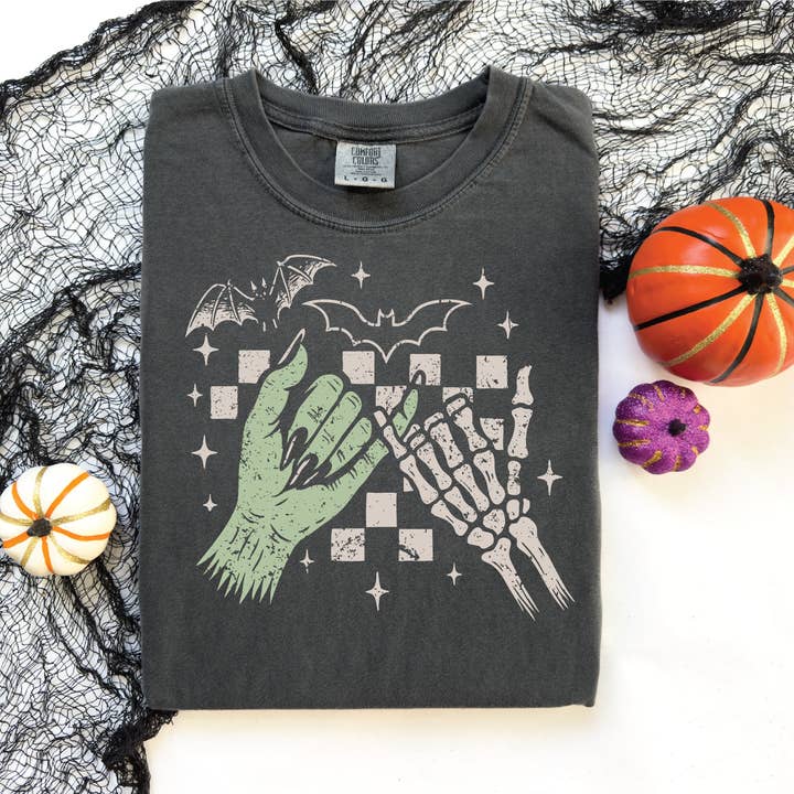 Vibin' With My Demons- Fall Graphic T-Shirt for wholesale by Southern Attitude Designs Inc