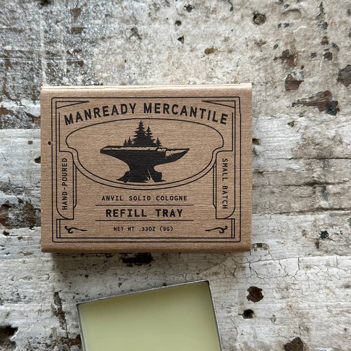 Manready Mercantile - Wholesale Solid Cologne - ANVIL | Solid Cologne | Refill Tray0