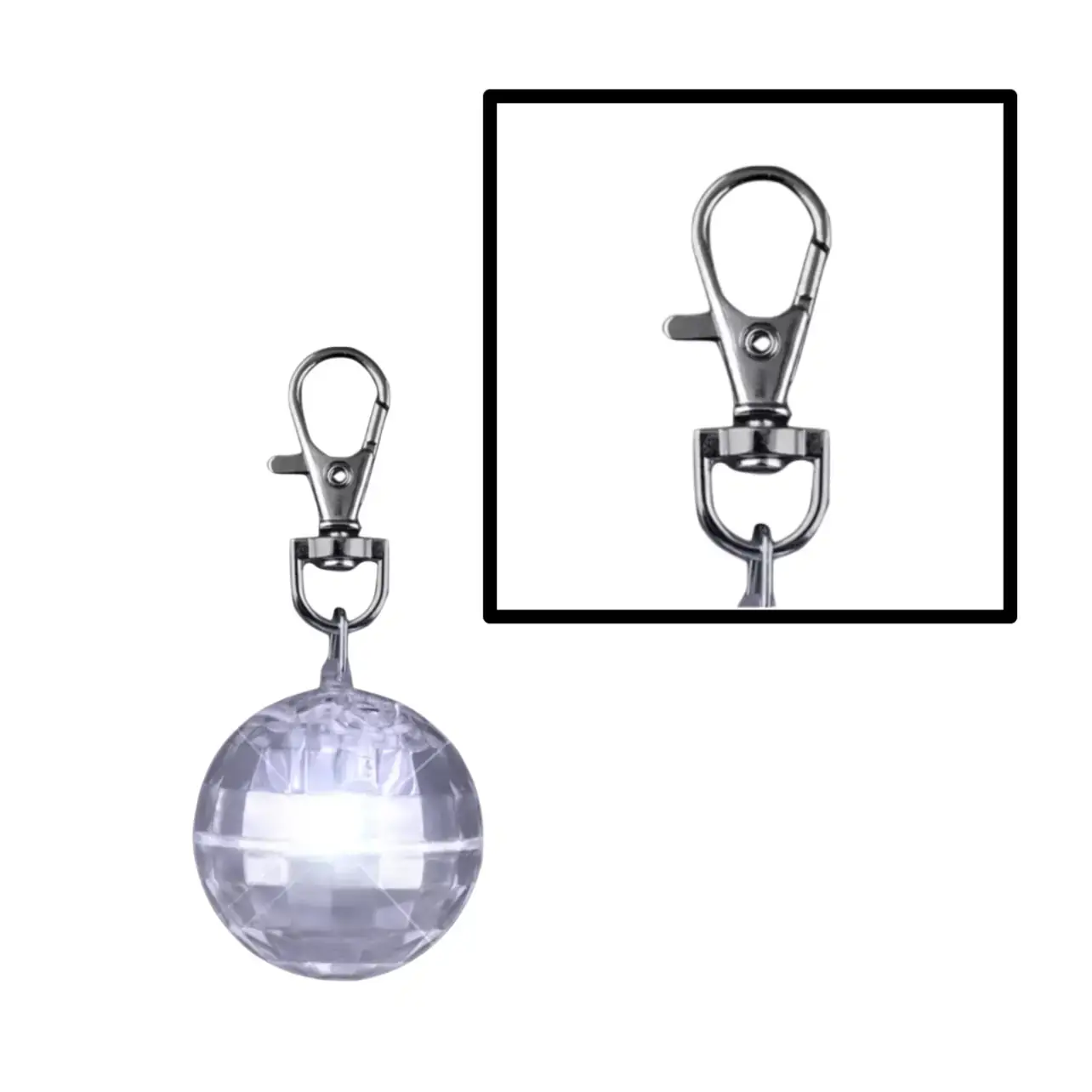 Blinkee.com, LLC – wholesale Nyckelring - Unisex – Light Up Disco Ball projicerande ryggsäck nyckelring1