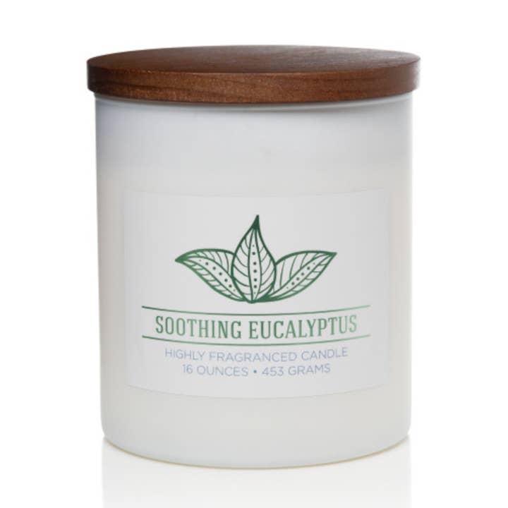 COLONIAL CANDLE WELLNESS CANDLE SOOTHING EUCALYPTUS - 453g ( voor wholesale door Candle Square