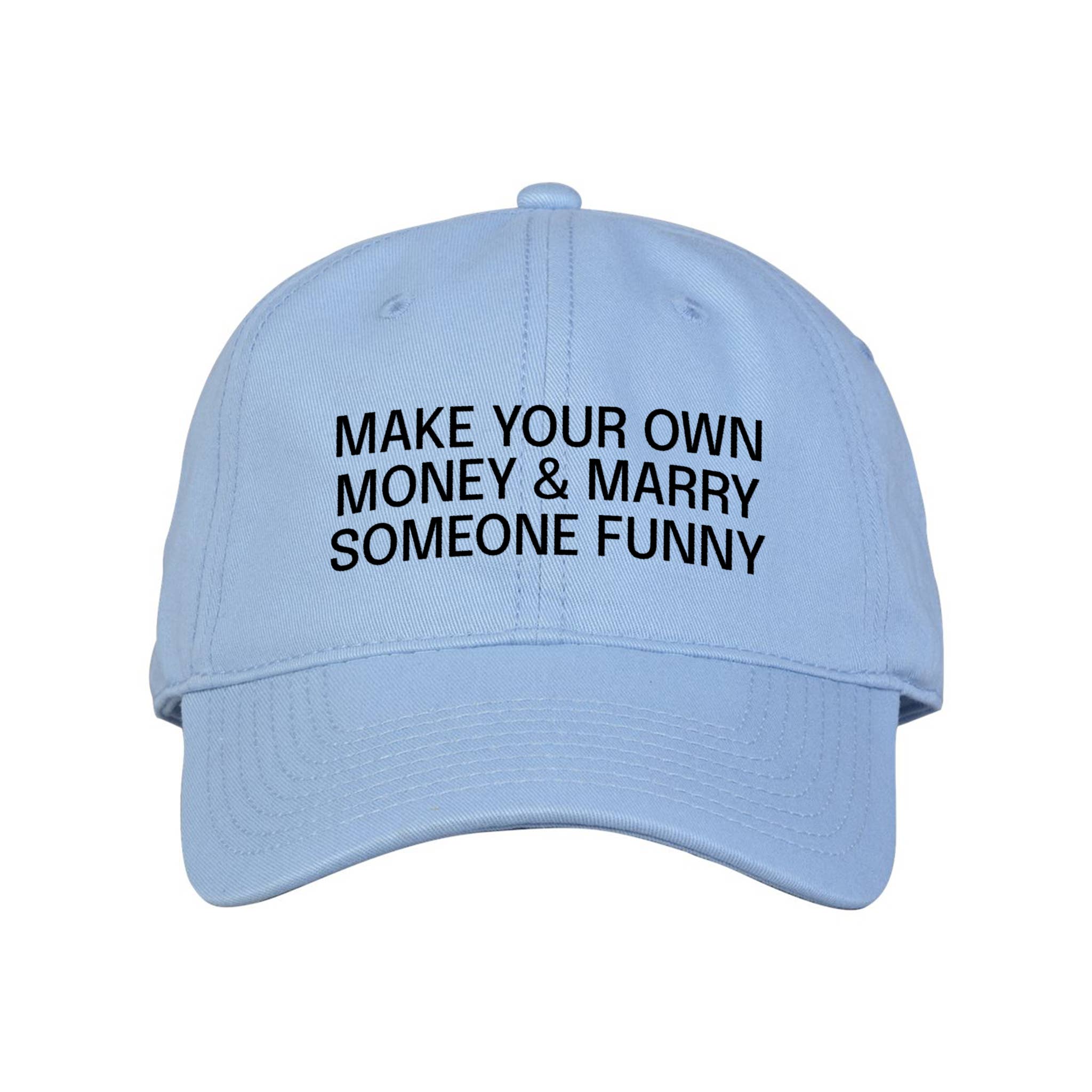 femfetti - Wholesale Baseball Cap - Women's - Money and Funny Embroidered Bio-Washed Classic Dad Hat1