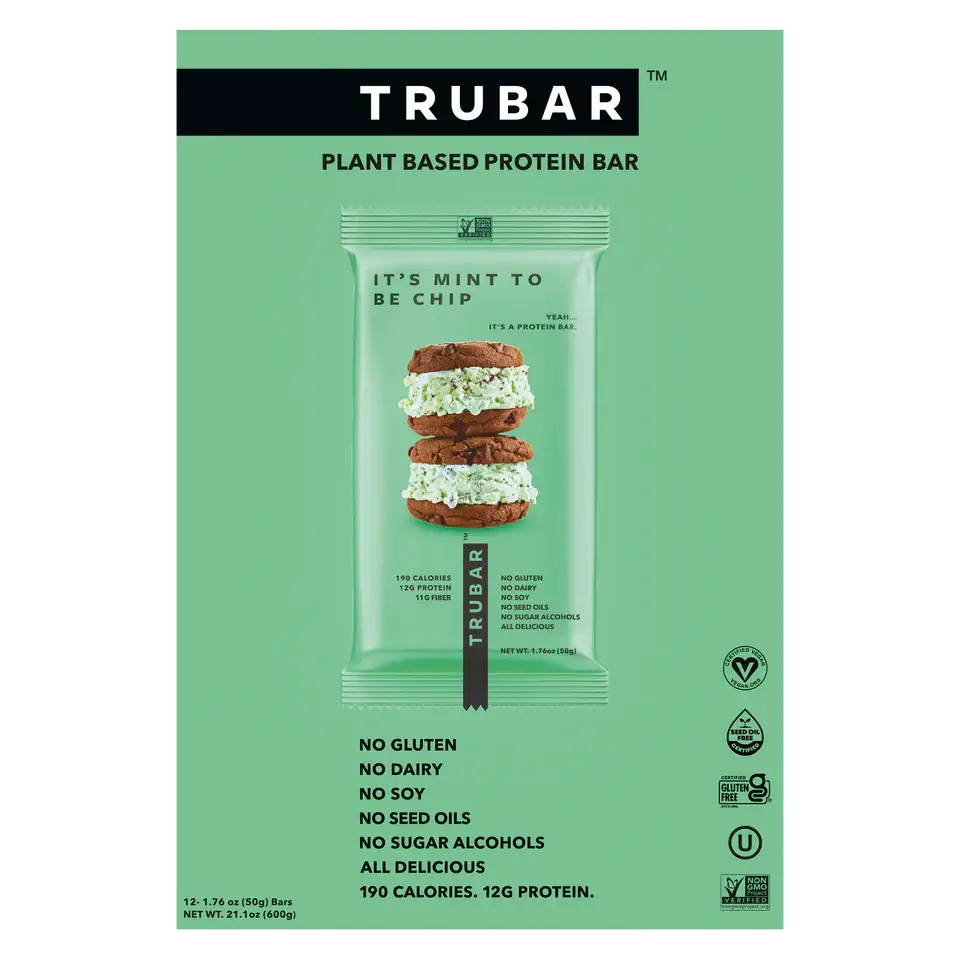 TRUBAR - Wholesale Snack Bar - It's Mint to be Chip1