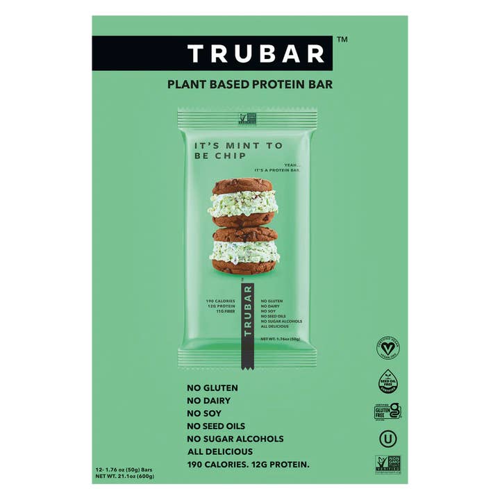 TRUBAR - Wholesale Snack Bar - It's Mint to be Chip1