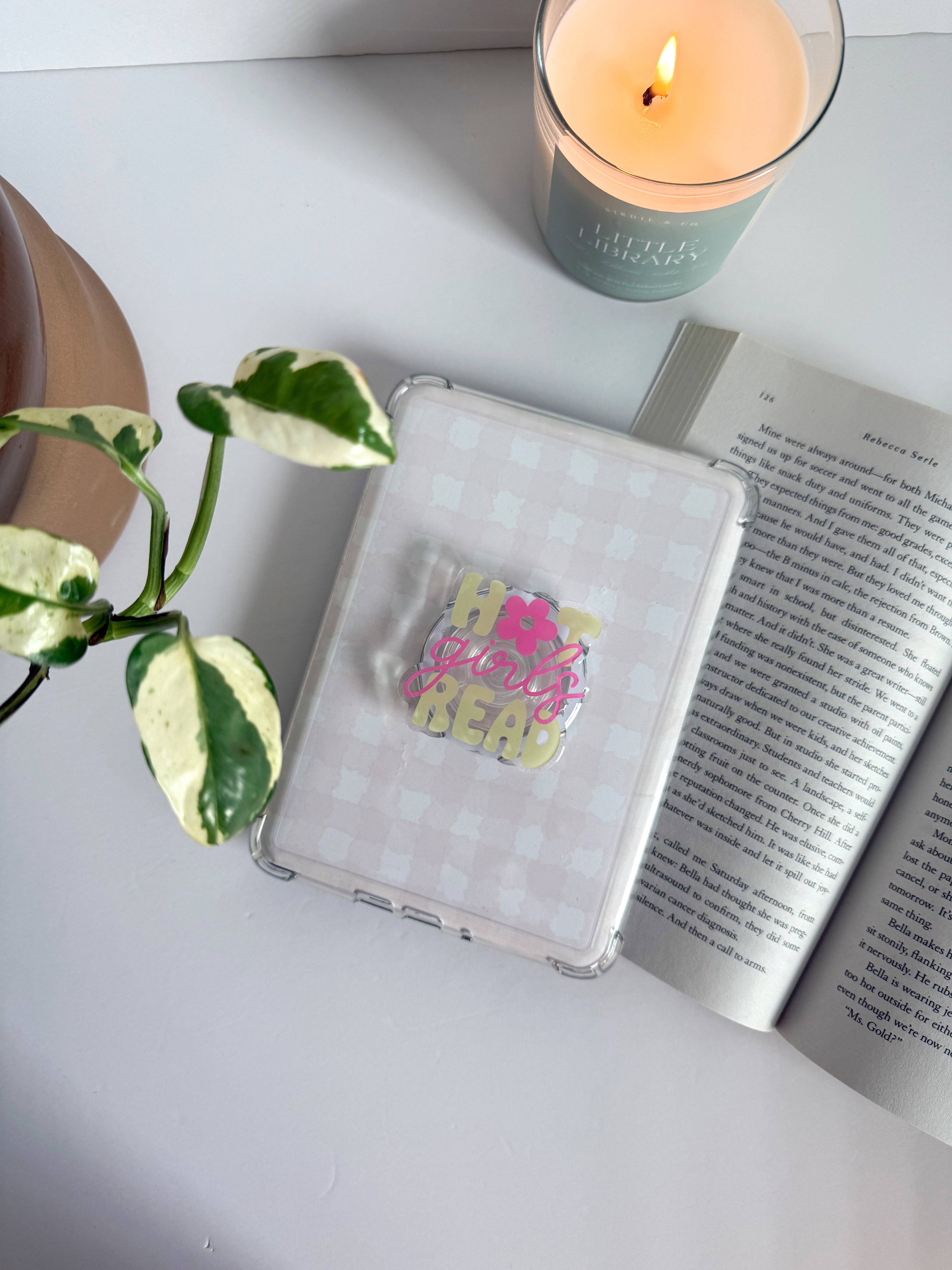 Birdie & Co. - Venta al por mayor Soporte para móvil/tableta - A las chicas sexys les gusta leer Kindle Grip, regalo para amantes de los libros y accesorio para e-readers.2