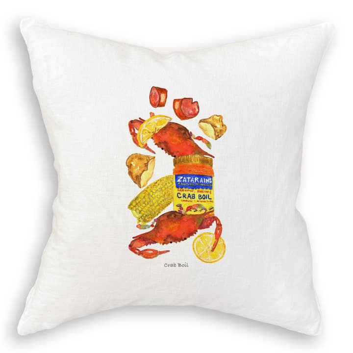 French Graffiti - Wholesale Tea Towel - Crab Boil with Seasonings and Quote11