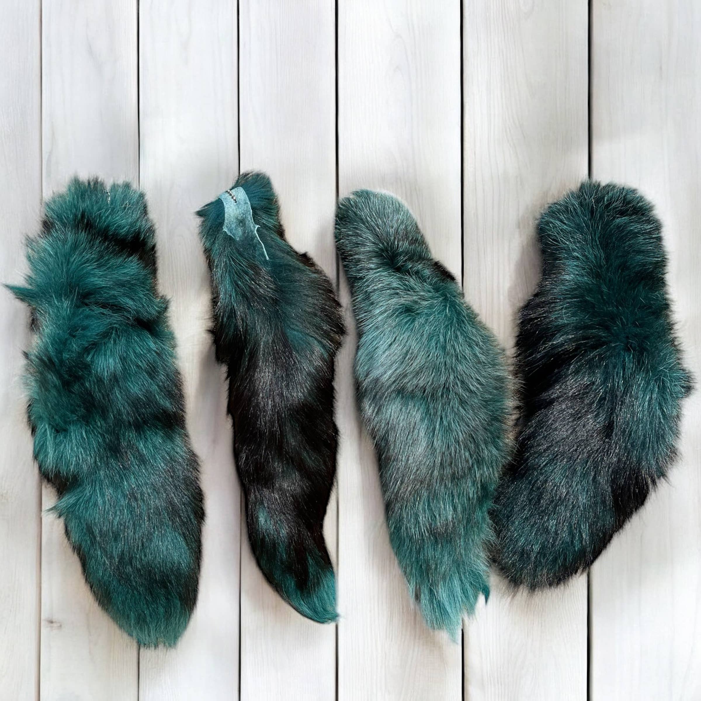 Western Linens - Vendita all'ingrosso Portachiavi - Unisex - Coda di volpe Esmeral0