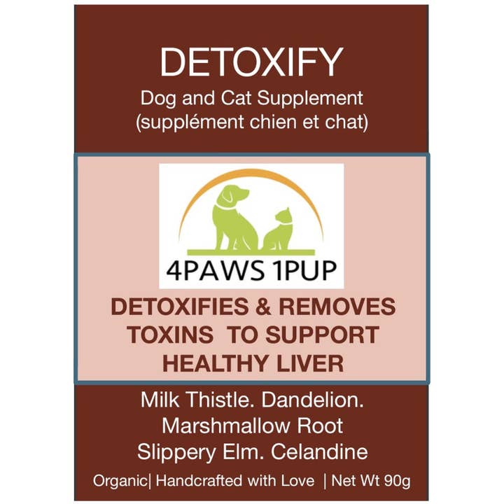 4Paws 1Pup - Wholesale Pet Supplement - Cat/Dog - Detoxify